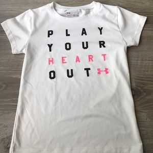 Little girls Under Armour shirt